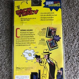 Disney Vintage Dick Tracy Everything Comes Up Blank Book & Cassette, NEW Ep. 2